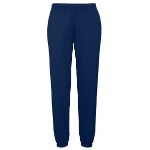 Fruit Of The Loom, Classic Elasticated Cuff Jog Pants, trenerka sa ranflom na nogavicama,  teget, XL
