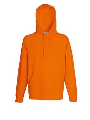 Fruit of the Loom, Lightweight Hooded Sweat, muški duks sa kapuljačom, narandžasta, 2XL