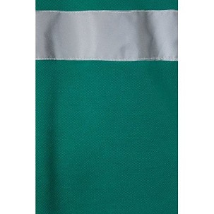 VL PLUTO LARGE. Two-tone piqué polo shirt (150g/m²) with long sleeves, in cotton (55%) and polyester (45%)