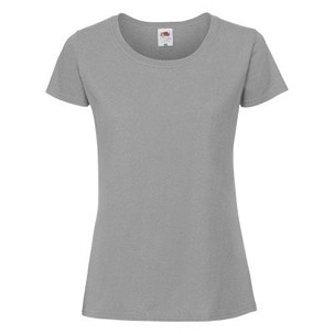 Fruit of the Loom, Ladies Iconic Ringspun Premium T, ženska majica kratkih rukava, cink, 2XL