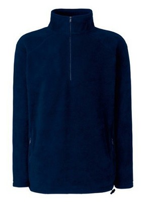 Fruit of the Loom, Half Zip Fleece, Men's Half Button Hoodie, Dark Weight, M