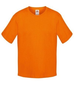 Fruit of the Loom, Sofspun, muška dečija pamučna majica kratkih rukava, narandžasta, 12-13