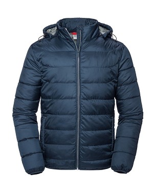 Russel Europe Mens Hooded Nano Jacket