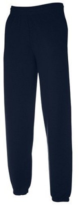 Fruit of the Loom, Premium Elasticated Cuff Jog Pants, Premium Ruffle Tracksuit,  Ash Gray