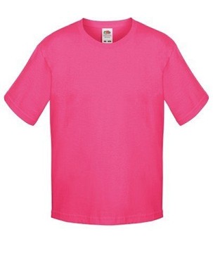 Fruit of the Loom, Sofspun, muška dečija pamučna majica kratkih rukava, fuksija, 14-15