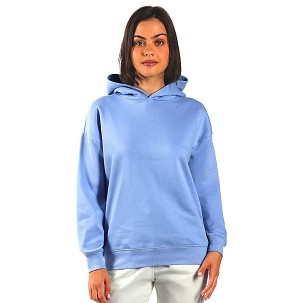 BIG HOODY, široka dukserica sa kapuljačom od organskog pamuka, 300 g/m2, svetlo plava