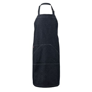 LATI, Dugačka bib okovratna jeans-teksas kecelja sa dežpom,38% elasten -16% poliester - 46% pamuk,260 gr