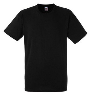 Fruit of the Loom, Heavy T, pamučna muška majica kratkih rukava,crna, S