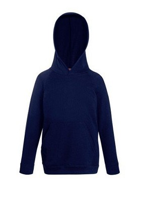 Fruit of the Loom, Kids Lightweight Hooded Sweat, hooded sweatshirt, dark waffle, 3-4