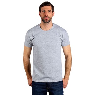 TARGET MEN, pamučna majica, 160 g/m2, pepeljasta