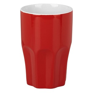 MILKY, stoneware mug, 350 ml, red
