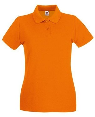 Fruit of the Loom, Ladies Premium Polo, women's premium polo shirt, burgundy, 2XL