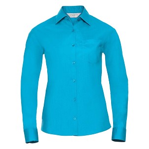 RUSSELL ženka košulja strukirana sa dugim rukavima POLYCOTTON EASY CARE POPLIN