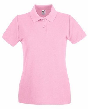 Fruit of the Loom, Ladies Premium Polo, ženska premium polo majica, roza, S