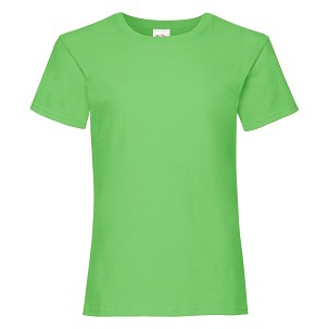 Fruit of the Loom, Valueweigtht Women’s T-Shirt, Lime, 5-6