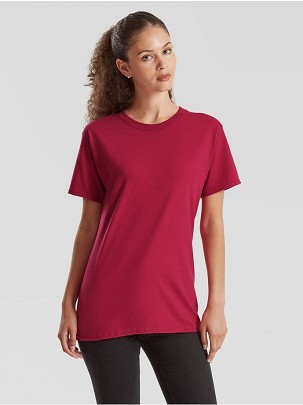 Fruit of the Loom Pure Cotton T-Shirt , uniseks majica od organskog pamuka 175/180 gr ,svetla burgungi , 2XL