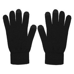 SWIPE, rukavice sa tri aktivna "touch" prsta, crni, S/M