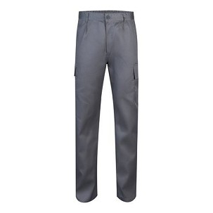 VL AINE. Pantalone od kepera sa više džepova (190g/m²), od pamuka (20%) i poliestera (80%)