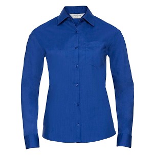RUSSELL ženka košulja strukirana sa dugim rukavima POLYCOTTON EASY CARE POPLIN