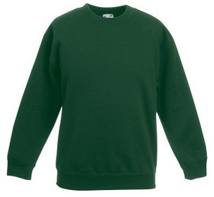 Fruit of the Loom, Kids Premium Set-in Sweat, lagana dečija dukserica, šumsko zelena, 5-6
