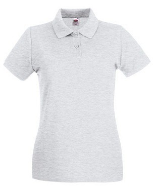 Fruit of the Loom, Ladies Premium Polo, ženska premium polo majica,  melirana, 2XL