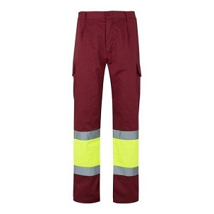 Velilla ATHENA. Dvobojne pantalone od kepera (210g/m²), sa postavom, sa više džepova, od pamuka (20%) i poliestera (80%)