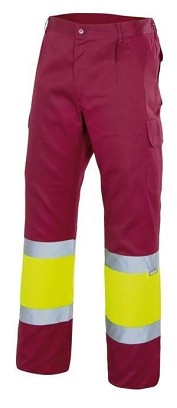 Velilla ATHENA. Dvobojne pantalone od kepera (210g/m²), sa postavom, sa više džepova, od pamuka (20%) i poliestera (80%)