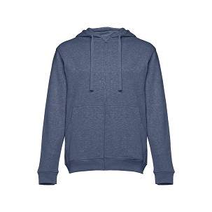 THC AMSTERDAM. Men's hooded full zipped sweatshirt