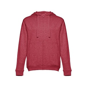 THC AMSTERDAM. Men's hooded full zipped sweatshirt