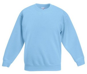 Fruit of the Loom, Kids Premium Set-in Sweat, lagana dečija dukserica, nebesko plava, 3-4