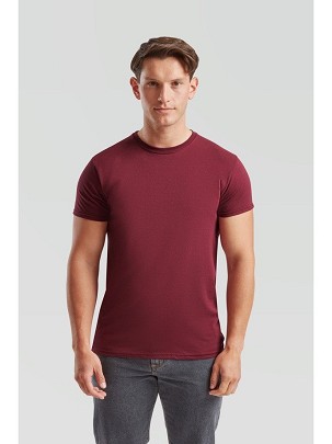 Fruit of the Loom, ICONIC 150T, pamučna majica, burgundi boja