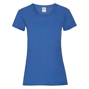 Fruit of the Loom, Valueweight, Women's Cotton T-shirt, Royal Blue, S