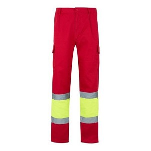 VL POSEIDON LARGE. Dvobojne pantalone od kepera sa više džepova (210g/m²), od pamuka (20%) i poliestera (80%)