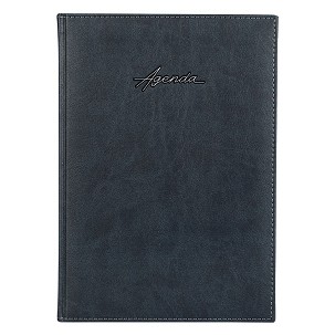 LONDON, b5 agenda, metallic blue