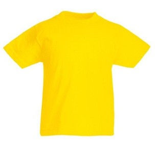 Fruit of the Loom, Original T, dečija pamučna majica kratkih rukava, žuta, 9-11