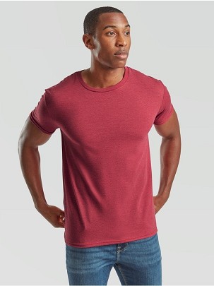 Fruit of the Loom, ICONIC 150T, pamučna majica, retro melirana boja