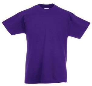Fruit of the Loom, Original T, dečija pamučna majica kratkih rukava, ljubičasta, 9-11
