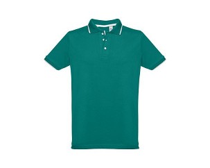 THC ROME. Muška slim polo majica , Tamno zelena