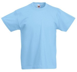 Fruit of the Loom, Original T, dečija pamučna majica kratkih rukava, nebesko plava, 14-15