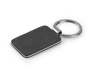 PELLE R, metal key prsten, dark gray