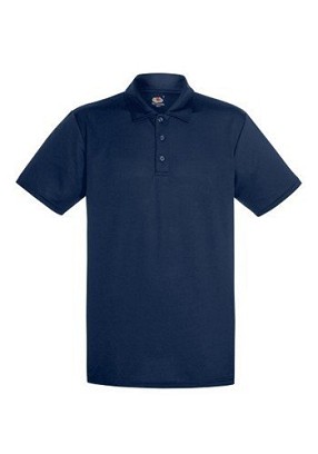 Fruit of the Loom, Performance Polo, Polyester Sports Polo Shirt, Dark Weight, M