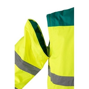 VL JUPITER LARGE. Dvobojna postavljena jakna (180g/m²) od poliestera (100%), sa PU premazom
