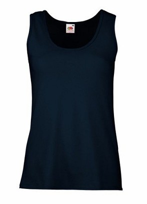 Fruit of the Loom, Ladies Valueweight Athletic Vest, ženska atlet majica, tamno teget, 2XL