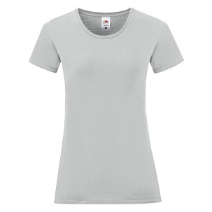 Fruit of the Loom, LADIES ICONIC 150T, ženska pamučna majica, cink boja
