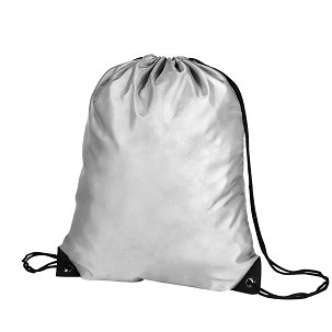 CITY, drawstring bag, silver