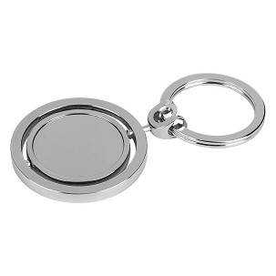 ANELLO, metal key holder, shiny metal