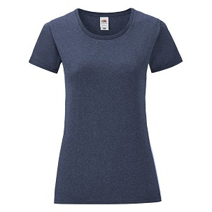 Fruit of the Loom, LADIES ICONIC 150T, ženska pamučna majica, retro boja