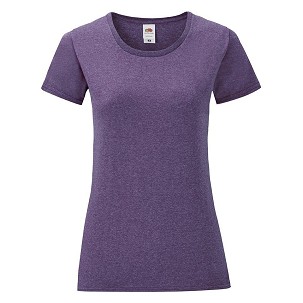 Fruit of the Loom, LADIES ICONIC 150T, ženska pamučna majica, retro boja