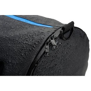 OSASCO SPORT. Cylindrical sports bag in high-density 600D recycled polyester with side compartment for shoes