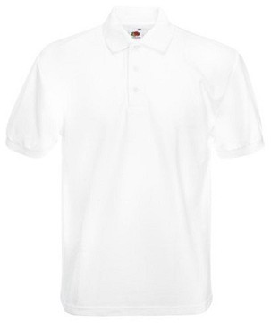 Fruit of the Loom, 65/35 Heavy Polo, polo majica za muškarce, bela, XL